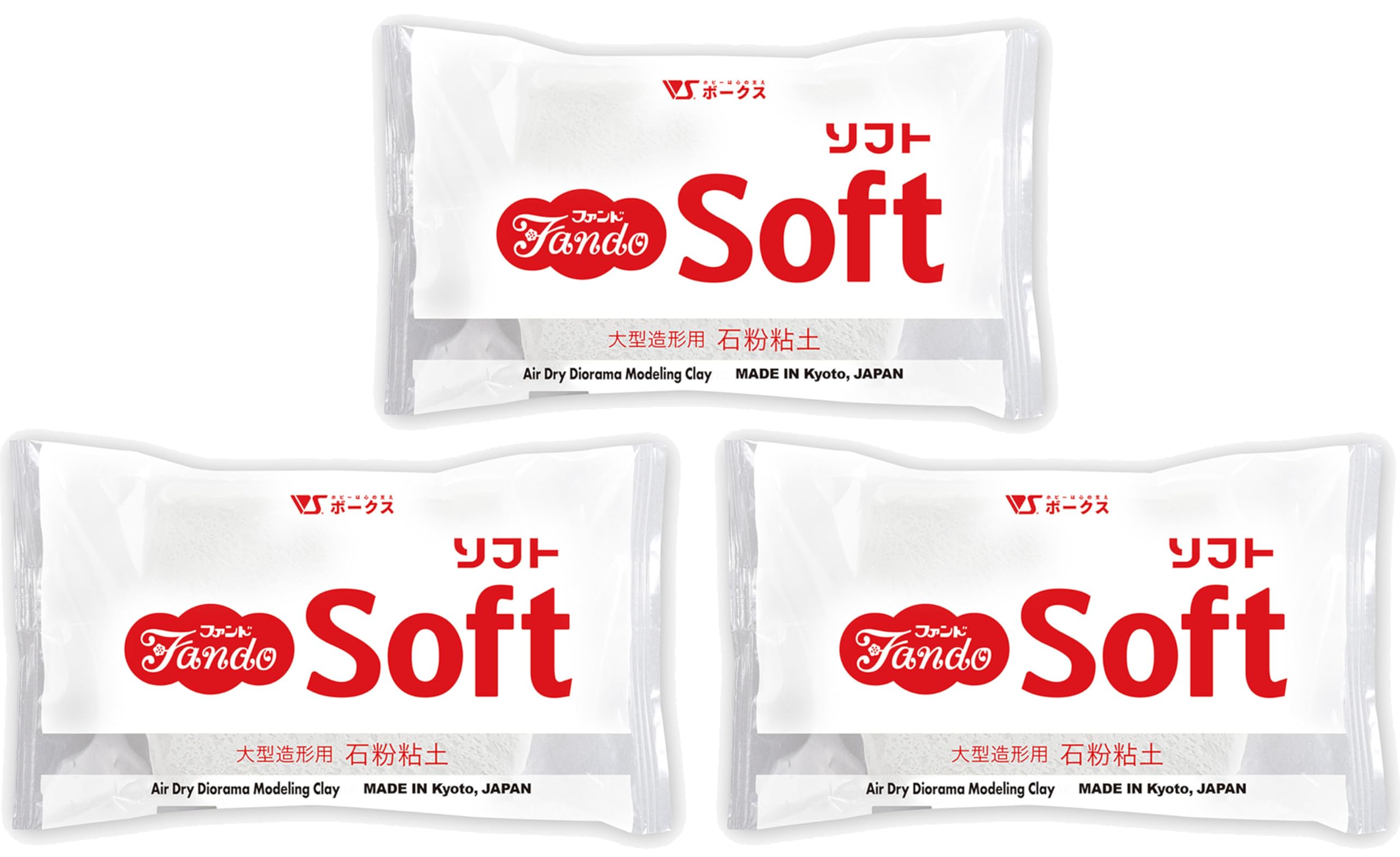 アートクレイ 石粉粘土ファンドソフト 400g　40個セット Amazon.co.jp: 石粉粘土 ファンドソフト 400g 3個入り : ホビー